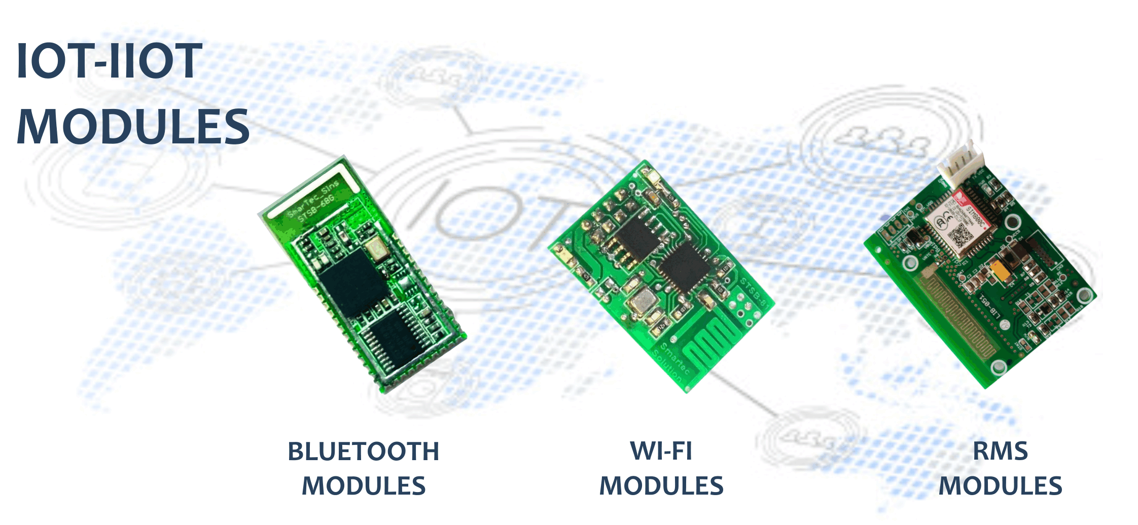 Bluetooth | Wi-Fi | RMS |GPS-GPRS MODULES